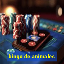 bingo de animales