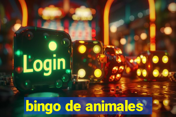 bingo de animales