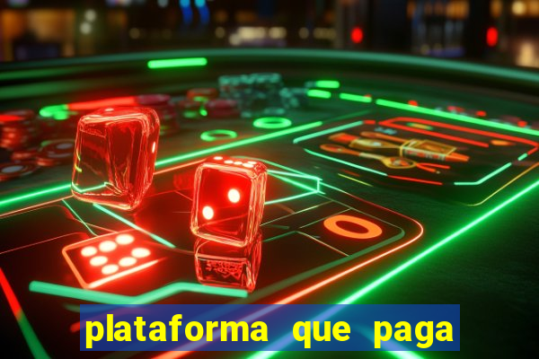 plataforma que paga no cadastro fortune tiger