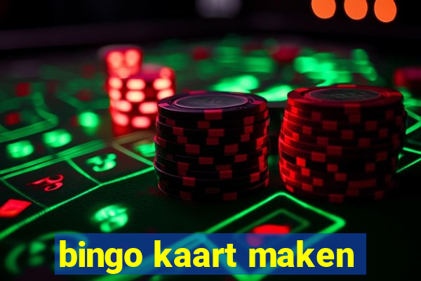 bingo kaart maken