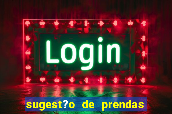 sugest?o de prendas para bingo