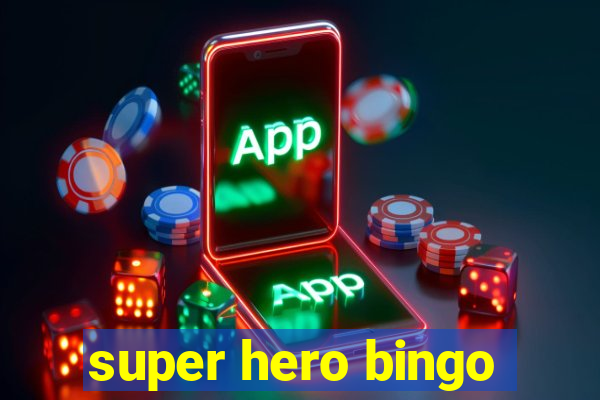 super hero bingo