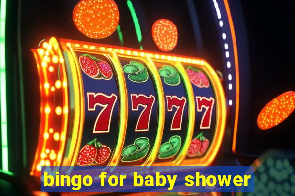 bingo for baby shower