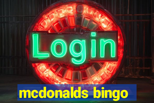 mcdonalds bingo