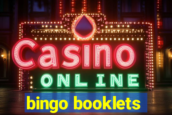 bingo booklets