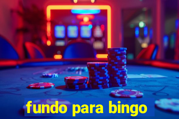 fundo para bingo