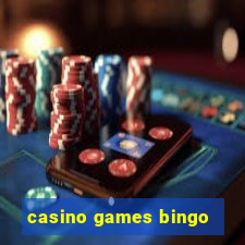 casino games bingo