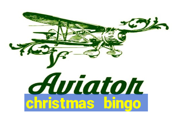 christmas bingo card generator