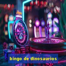 bingo de dinosaurios