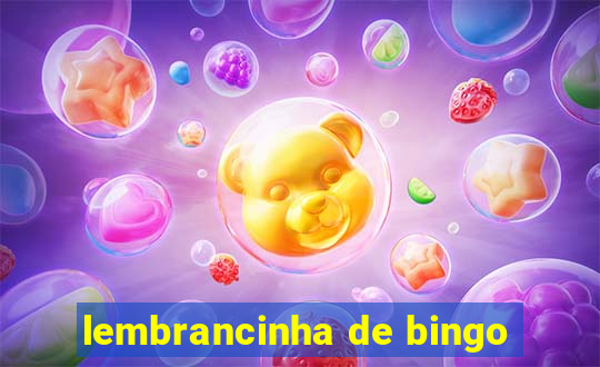 lembrancinha de bingo