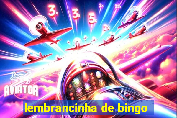 lembrancinha de bingo