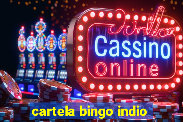 cartela bingo indio