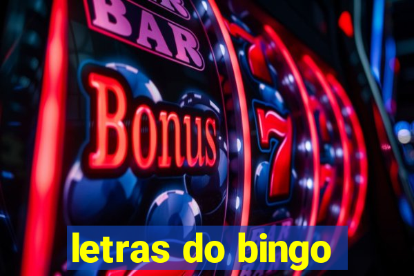 letras do bingo