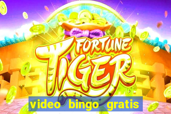 video bingo gratis para brincar