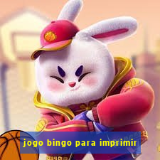 jogo bingo para imprimir