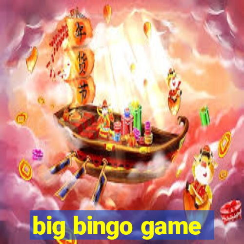 big bingo game