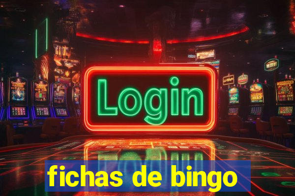 fichas de bingo