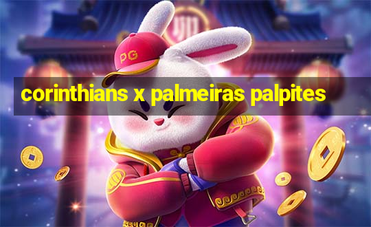 corinthians x palmeiras palpites