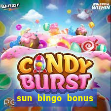 sun bingo bonus terms and conditions