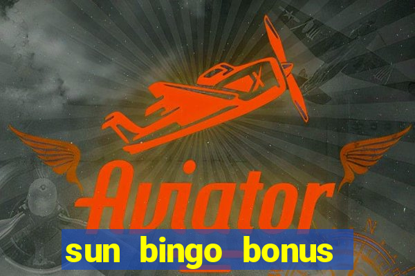 sun bingo bonus terms and conditions