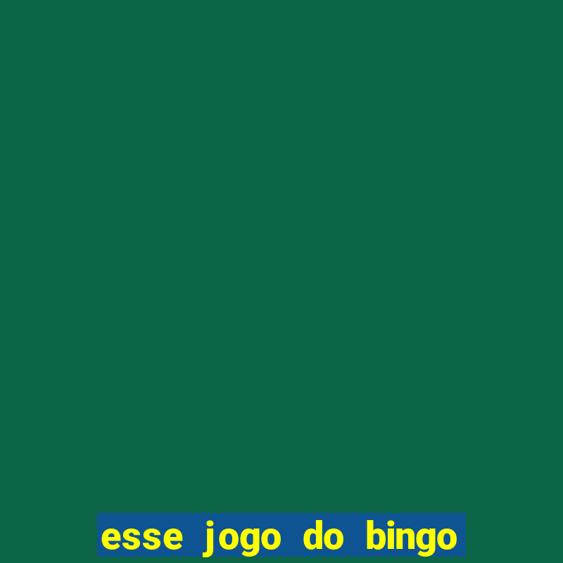 esse jogo do bingo paga mesmo