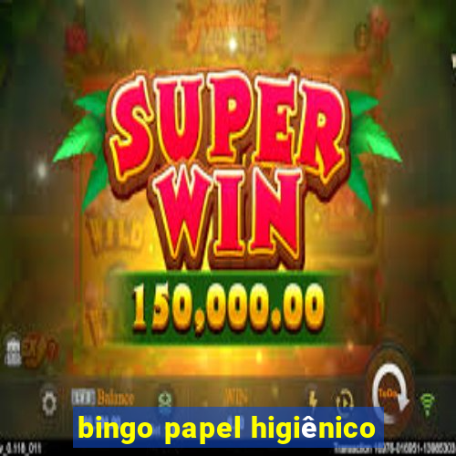 bingo papel higiênico