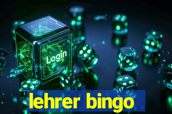 lehrer bingo