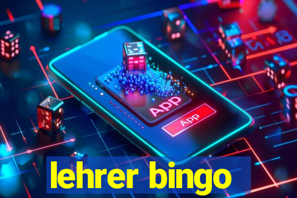 lehrer bingo