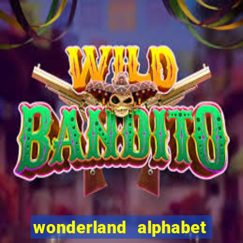 wonderland alphabet comic studio