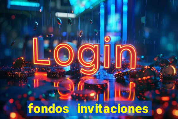 fondos invitaciones de bingo para editar