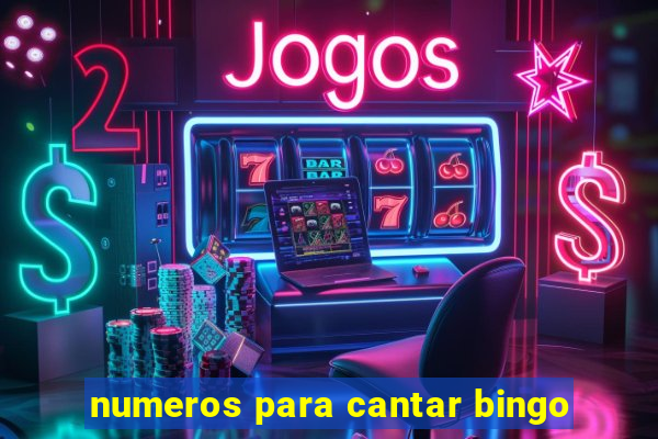 numeros para cantar bingo