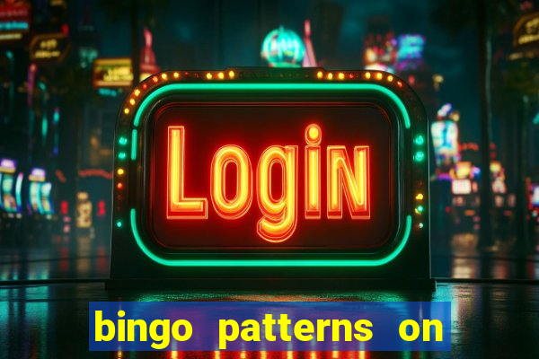 bingo patterns on slot machines