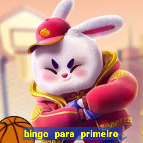 bingo para primeiro dia de aula