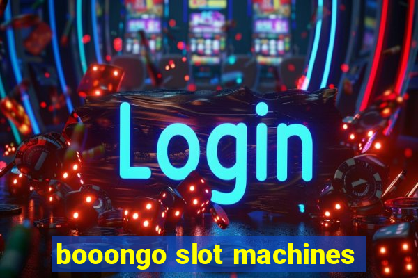 booongo slot machines