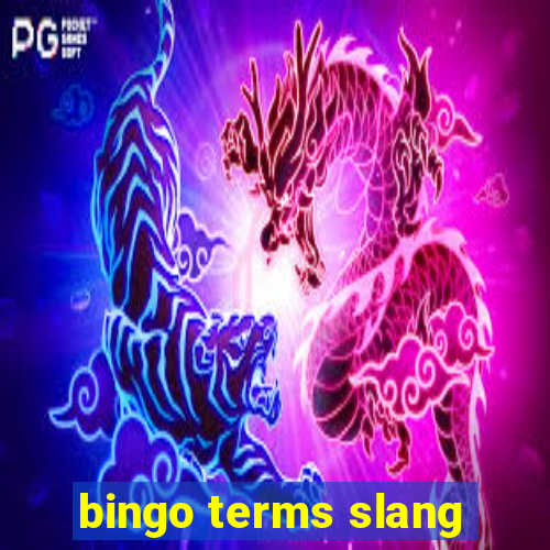 bingo terms slang