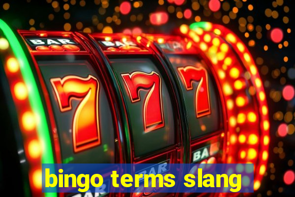 bingo terms slang