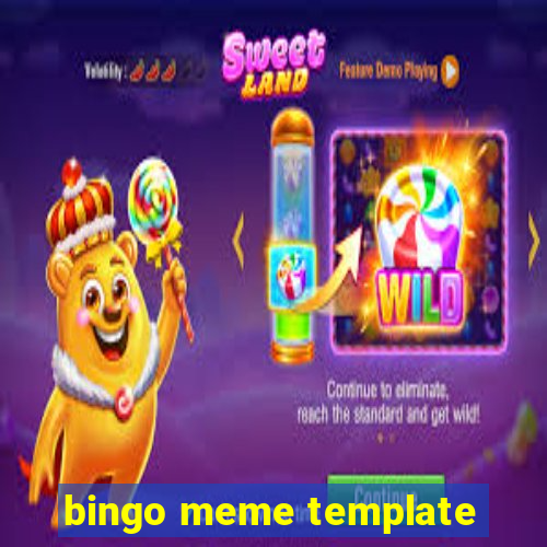 bingo meme template