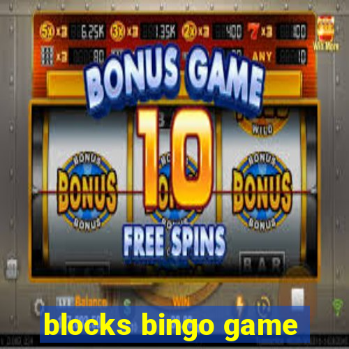 blocks bingo game