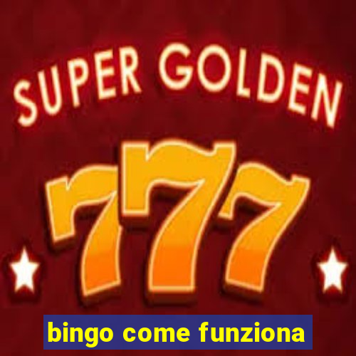 bingo come funziona