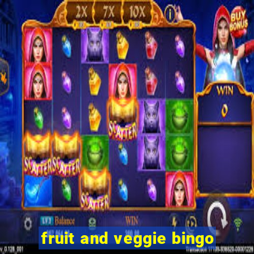 fruit and veggie bingo