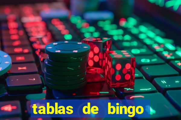 tablas de bingo para imprimir en excel