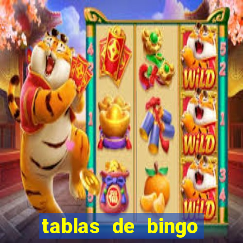 tablas de bingo para imprimir en excel