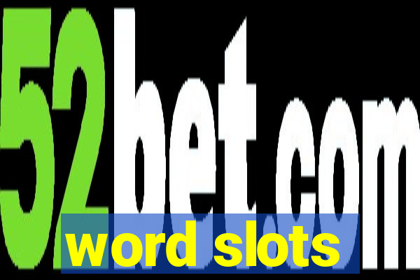 word slots