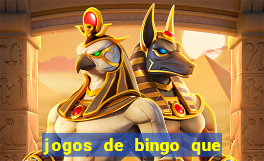 jogos de bingo que ganha dinheiro no pix