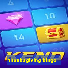 thanksgiving bingo