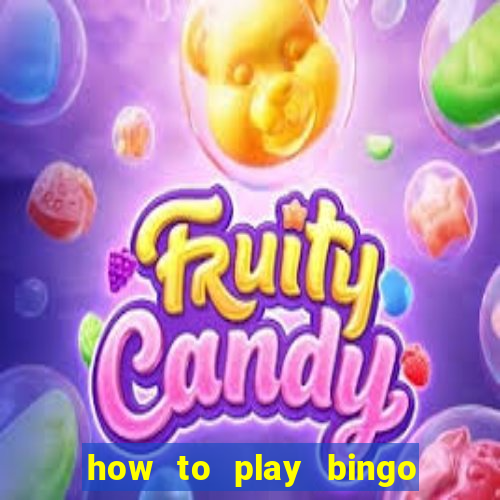 how to play bingo for money