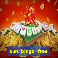 sun bingo free spins code