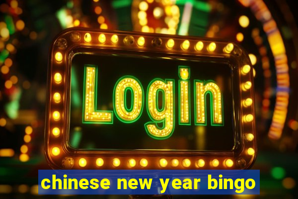 chinese new year bingo