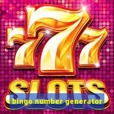 bingo number generator