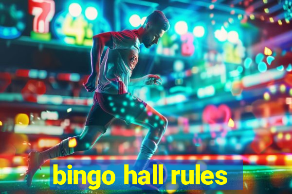 bingo hall rules